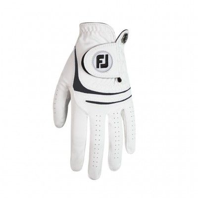 FootJoy WeatherSoft - rękawiczka golfowa -  biało-czarna
