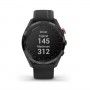 Garmin S62 - zegarek golfowy z czarną ceramiczną ramką z czarną opaską Approach