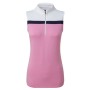 Bluzka golfowa FootJoy WMNS Lisle Engineered Stripe Sleeve rozmiar S