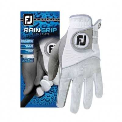 FootJoy RainGrip - rękawiczka golfowa damska- biało-szara