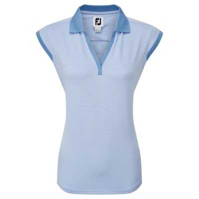 Koszulka golfowa Titleist Women's End on End Striped Lisle -