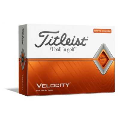 Titleist Velocity - piłki golfowe - pomarańczowe