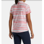 Short Sleeve Watercolor damskie polo w kolorze koralowym_3