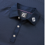 FJ Diamond Dot Print Lisle Self Collar