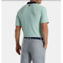 Solid Stretch Pique with Stripe Placket Knit Collar-2