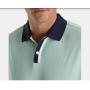Solid Stretch Pique with Stripe Placket Knit Collar-3