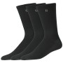 FootJoy Mens Crew 16317D BLACK 3pak