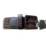 Alberto Braided Stretch, brązowy elastyczny pasek golfowy