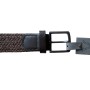 Alberto Braided Stretch, brązowy elastyczny pasek golfowy