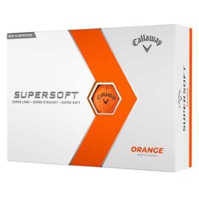 Callaway Supersoft Golf Balls ORANGE - piłki golfowe- tuzin