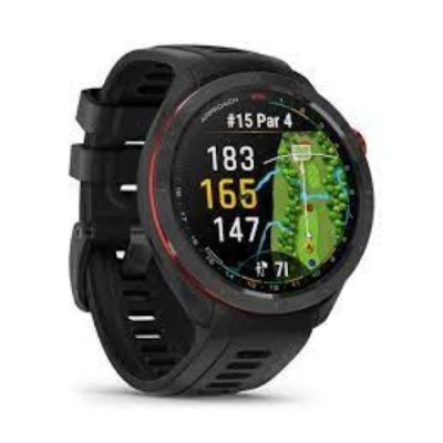 Garmin Approach S70 - 47 mm - Czarna ceramiczna ramka i czarna silikonowa opaska | 010-02746-12