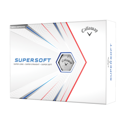 Callaway Supersoft Golf Balls white - piłki golfowe- tuzin