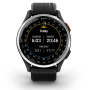 Garmin Approach S44 srebrny z czarnym silikonowym paskiem | 010-03009-00