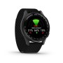 Garmin Approach S50 Aluminiowy bezel w kolorze Slate z czarnym, nylonowym paskiem ComforFit | 010-03010-00]