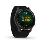 Garmin Approach S50 Aluminiowy bezel w kolorze Slate z czarnym, nylonowym paskiem ComforFit | 010-03010-00]