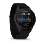 Garmin Approach S72 47 mm Carbon Gray / Red – widok z boku