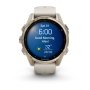 Garmin fenix 8 43 MM Soft Gold – widok z boku
