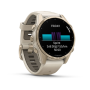 Garmin fenix 8 43 MM Soft Gold – widok z drugiej strony