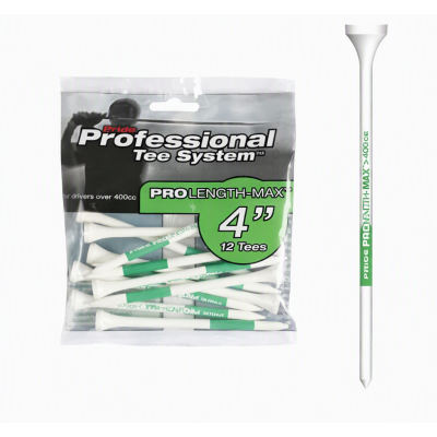 Pride Golf Tees Professional 4" 101mm - tee golfowe - zielone - sklep golfowy
