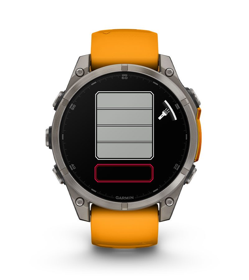 Garmin fēnix 8: wbudowana latarka led