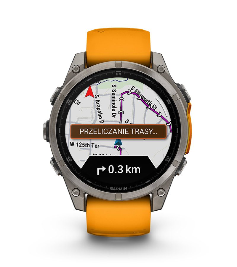 Garmin fēnix 8: udoskonalone mapy i nawigacja