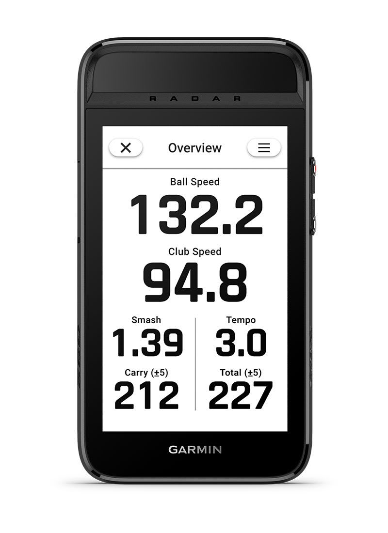 Garmin Approach G82: wbudowany monitor uderzeń