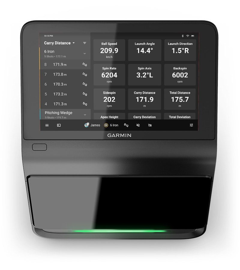 Garmin Approach R50: pomiary dotyczące piłki