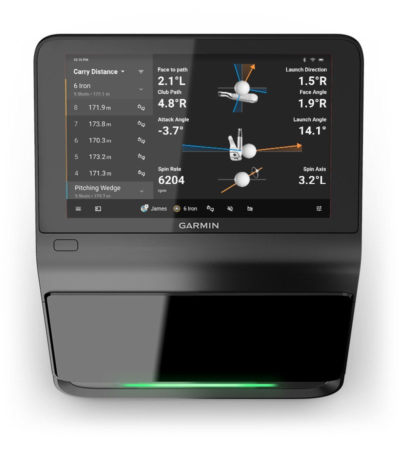 Garmin Approach R50: pomiary dotyczące kija