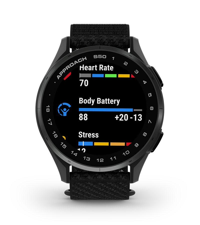 Garmin Approach S44: funkcje monitorowania zdrowia i kondycji