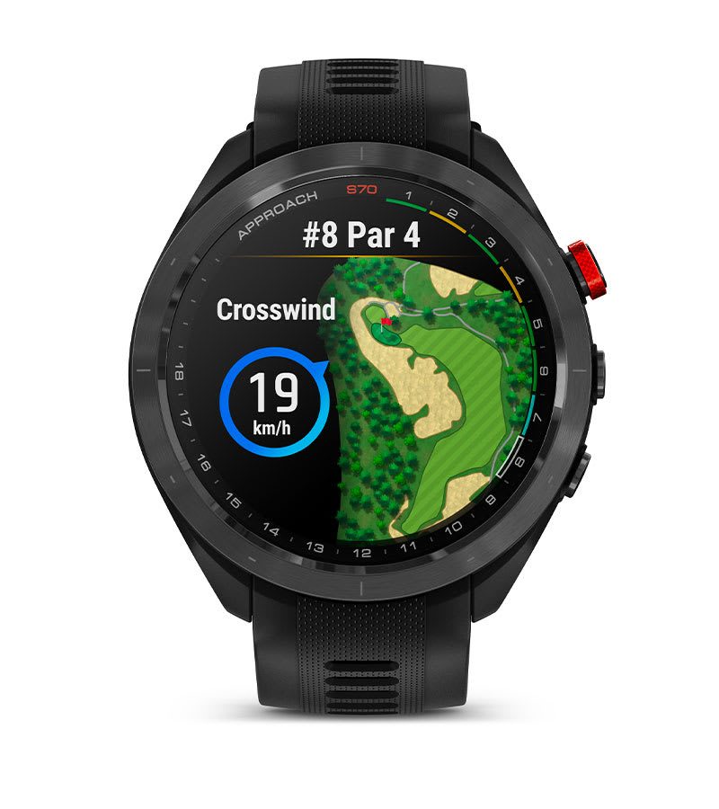 Garmin Approach S70 – 43 000 fabrycznie załadowanych pól golfowych