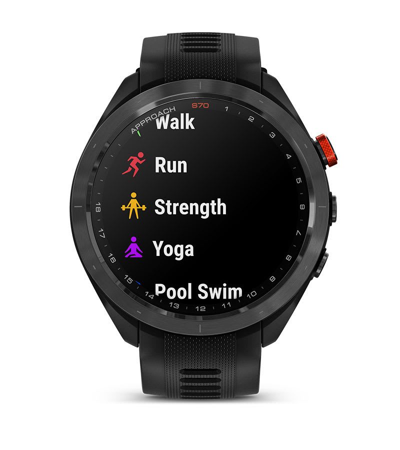 Garmin Approach S70 – aplikacje sportowe
